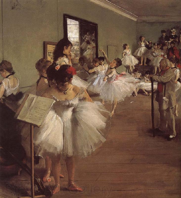Edgar Degas Dance class Germany oil painting art
